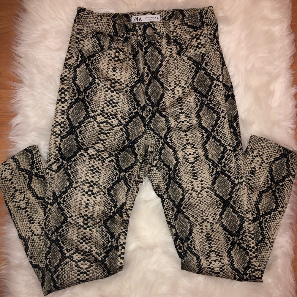 Zara high rise skinny pants